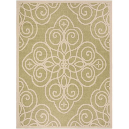 Safavieh 8 Ft. X 11 Ft.-2 In. Martha Stewart Power Loomed Large Rectangle Area Rug, Lily Pad MSR4244-228-8